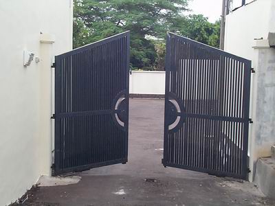 Secured Complex Remote Main Gate